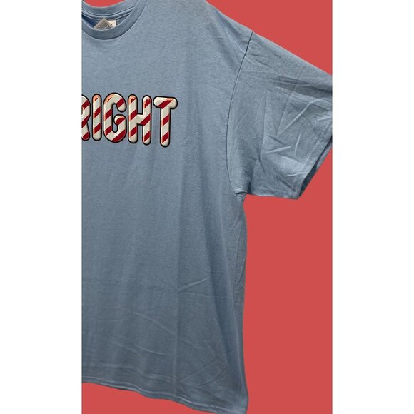 Delta Pro Weight- Men's Adults Short Sleeves T-Shirt -Graphic Tee-Light Blue-XXL - Picture 13 of 13